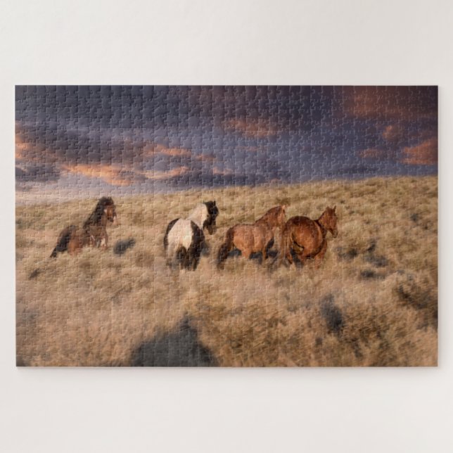 Wild Horses Running Puzzle (Horizontal)