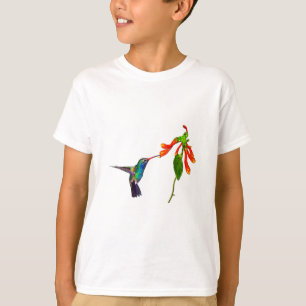 Wild Hummingbird Bird-Lover's Art Series T-Shirt