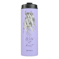 Wild im Herz Individuelle Name Lavender