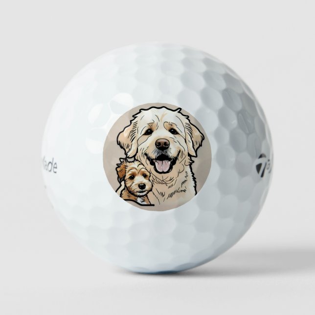 "Wild im Herzen" Golfball (Vorderseite)