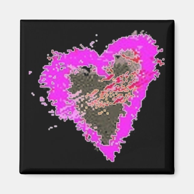 Wild im Herzen - Magnet (Vorne)