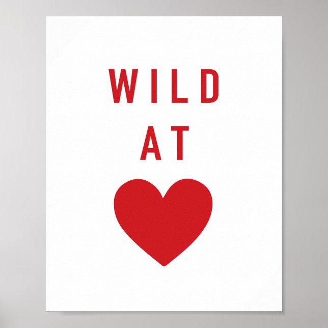 Wild im Herzen Poster (Vorne)