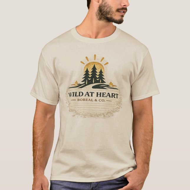 Wild im Herzen T-Shirt (Vorderseite)