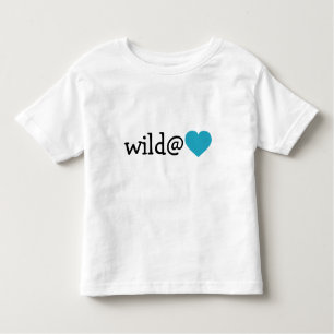 Wild im Herzen - Türkisherz Kleinkind T-shirt