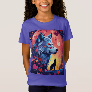 "Wild im Herzen: Wolf-Liebe" T-Shirt