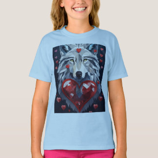 "Wild im Herzen: Wolf-Liebe" T-Shirt