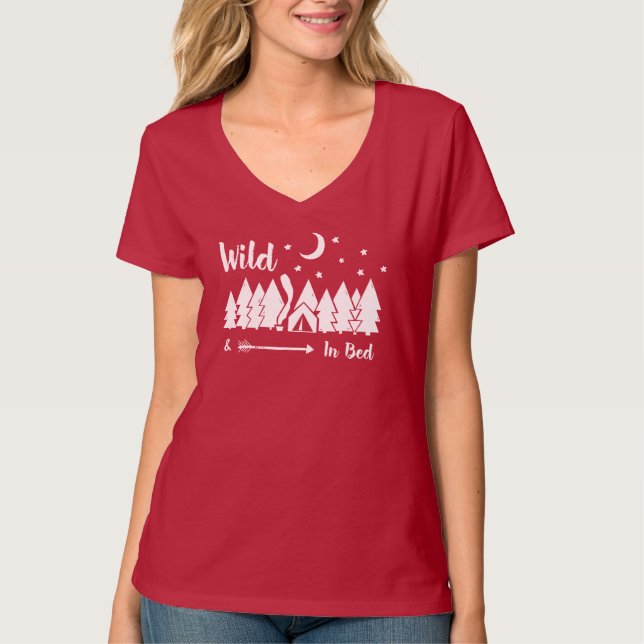 Wild in Bett T-Shirt (Vorderseite)