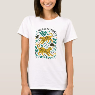 Wild In Pattern Leopards Zwei T-Shirt