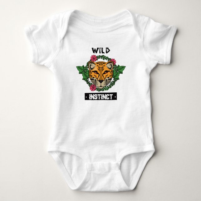 Wild Instinkt Baby Strampler (Vorderseite)