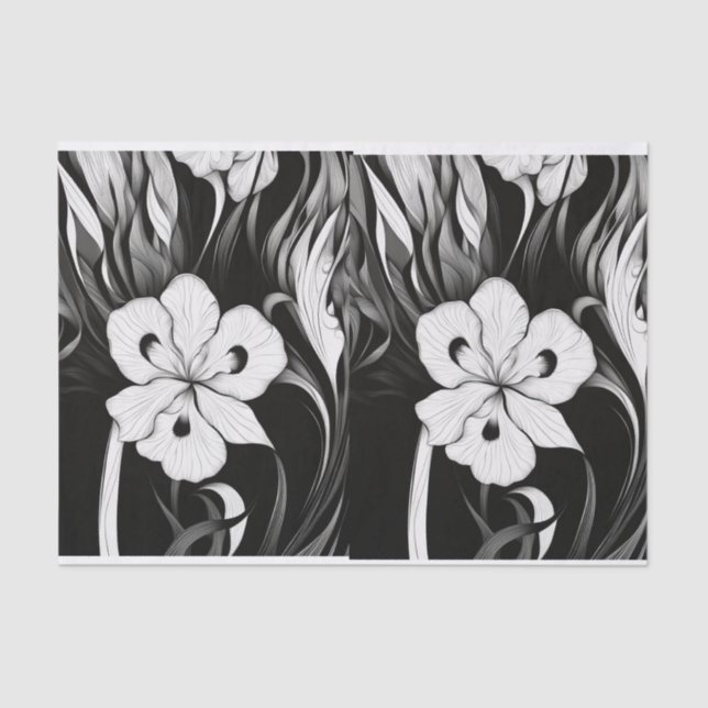 Wild-Iris-Tissue zum Verpacken Seidenpapier (Vorderseite)