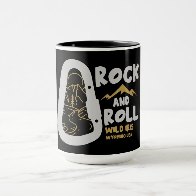 Wild Iris Wyoming Alpinism USA Tasse (Zentrum)