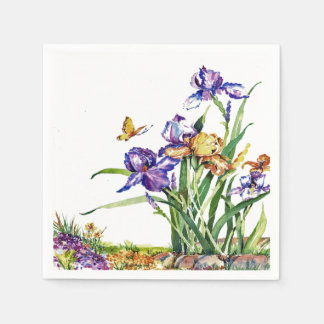 Wild Irises Serviette