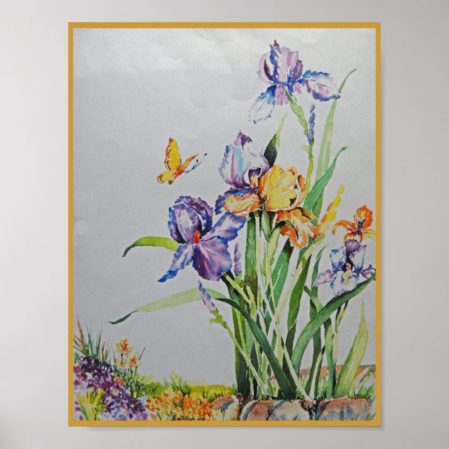 Wild Irises Small n Lovely Poster (Vorne)