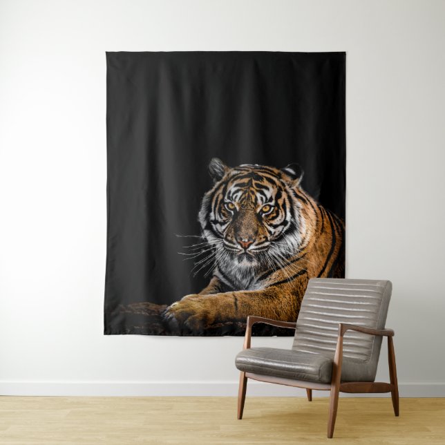 Wild Jungle Animal Tiger Wandteppich (Beispiel)