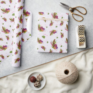 Wild Jungle Bloom Geschenkpapier
