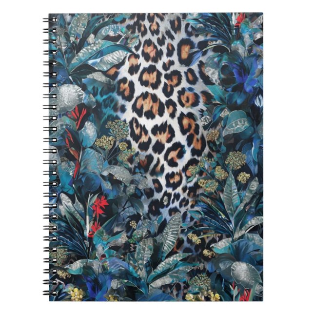 Wild Jungle Leopar Notizblock (Vorderseite)