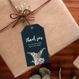 Wild Jungle Leopard Adult Geburtstagsparty Geschenkanhänger