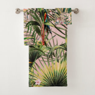 Wild jungle paradise badhandtuch set