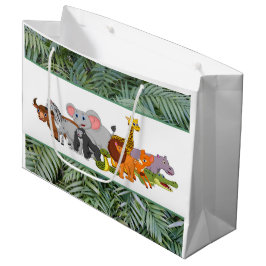 Wild! Jungle Theme Birthday Geschenktasche Große Geschenktüte