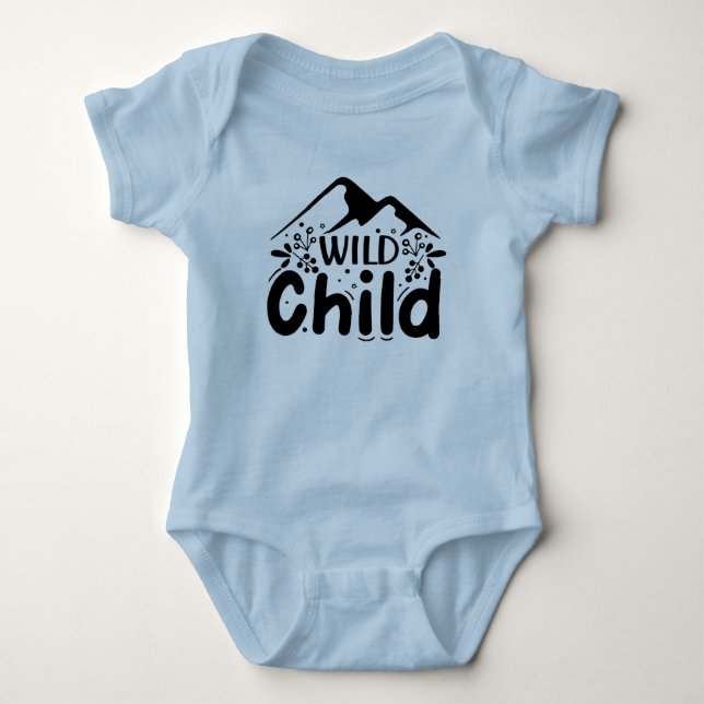 Wild Kind Adventure Baby Bodysuit Strampler (Vorderseite)