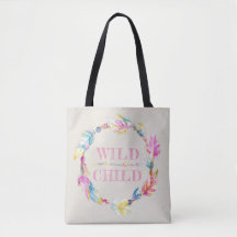 Wild kinderfarbene Aquarelltasche