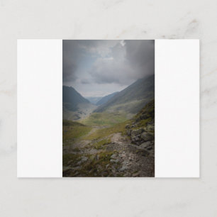 Wild landscape in Romania Postkarte