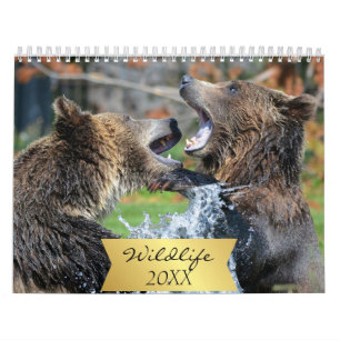 Wild lebende Tiere Kalender