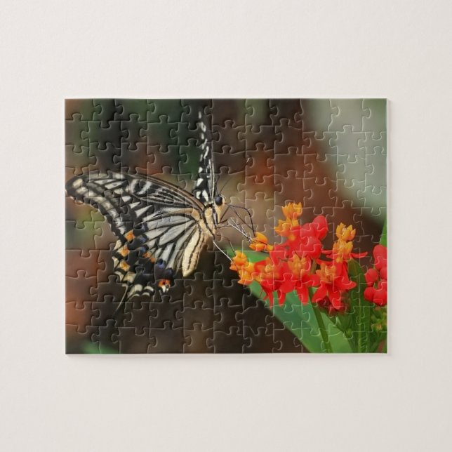 Wild lebende Tiere Puzzlespiel-Schmetterling Puzzle (Horizontal)