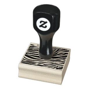 Wild lebende TiereZebra Stripes Muster Gummistempel