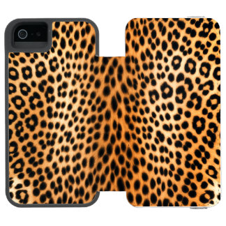 Wild Leopard Energy – Bold Animal Print Fashion Incipio Watson™ iPhone 5 Geldbörsen Hülle