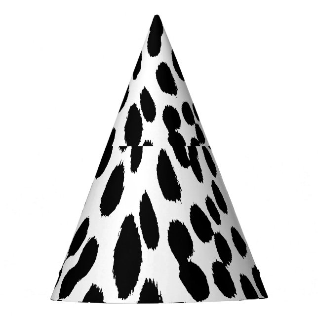 Wild Leopard Energy – Bold Animal Print Fashion Partyhütchen (Vorderseite)