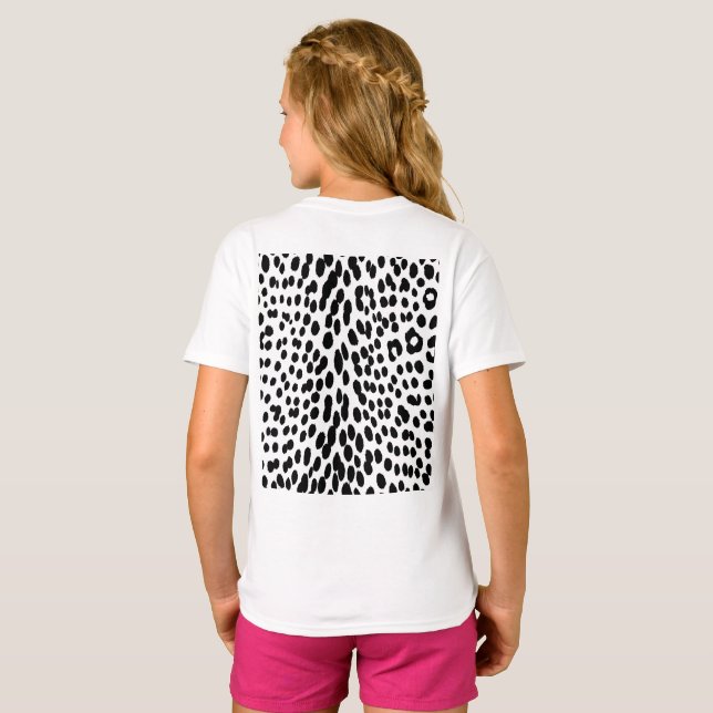 Wild Leopard Energy – Bold Animal Print Fashion T-Shirt (Schwarz voll)