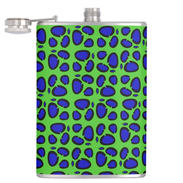 Wild Leopard Flachmann (Geöffnet)