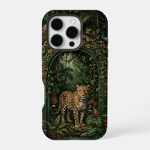 Wild Leopard Jungle Arch | iPhone 16 Pro Case