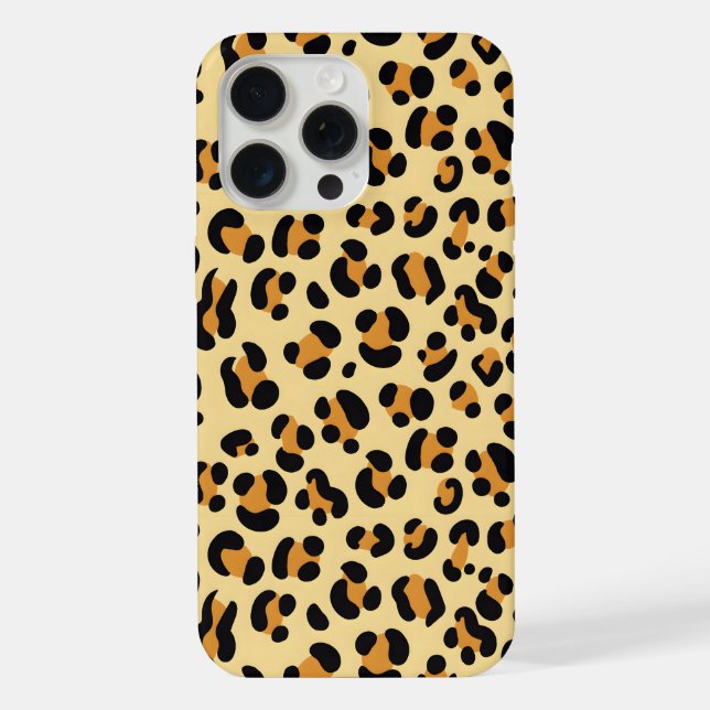 Wild Leopard Skin iPhone Hülle (Rückseite)