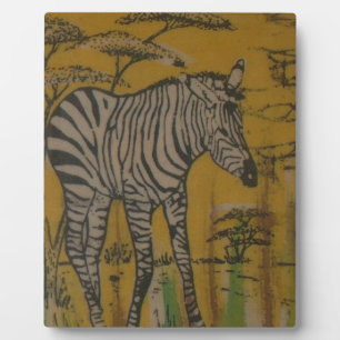 Wild Life Kenia Afrikanische Savanne Safari Zebra Fotoplatte