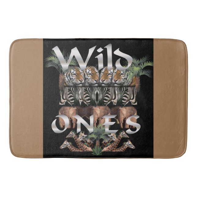 Wild Life Lovers Badematte (Vorderseite)
