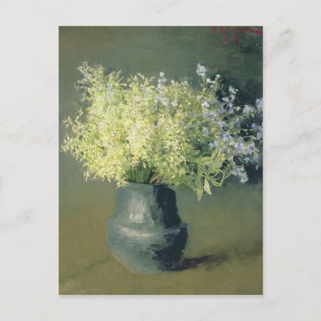 Wild Lilacs and Vergessen-Me-Nots, 1889 Postkarte (Vorderseite)