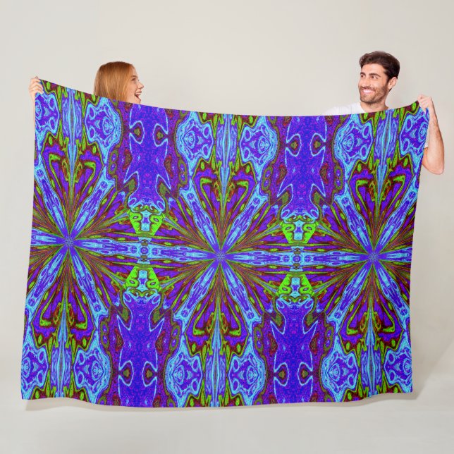 Wild Lilies 1 Fleecedecke (Beispiel)