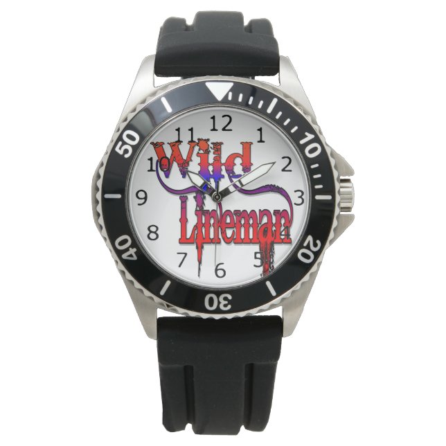 Wild Lineman Armbanduhr (Vorderseite)