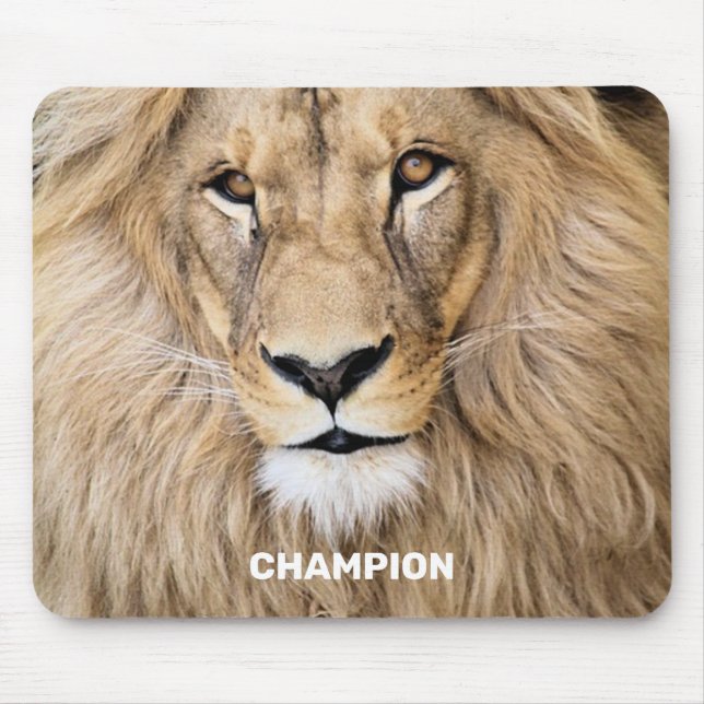 Wild Lion Personalisiert Mousepad (Vorne)