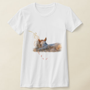 Wild Little Mustang Filly T - Shirt 