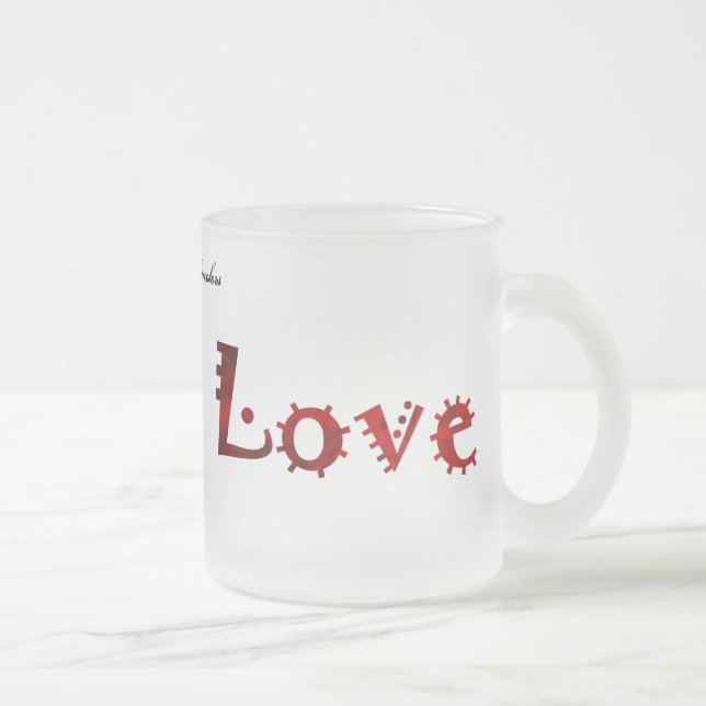 Wild Love Becher Mattglastasse (Rechts)
