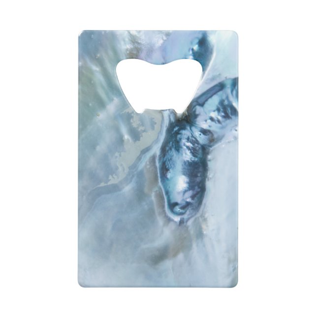 Wild Malaysian Mother of Pearl Kreditkartenflaschenöffner (Vorderseite)