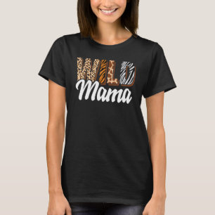 Wild Mama Zoo Born Two be Wild B Tag Safari Dschun T-Shirt