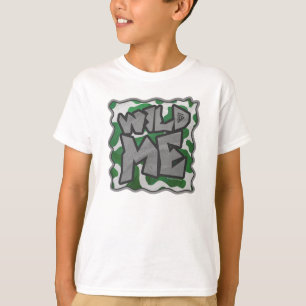 Wild Me Kuh Grün und Weiß T-Shirt