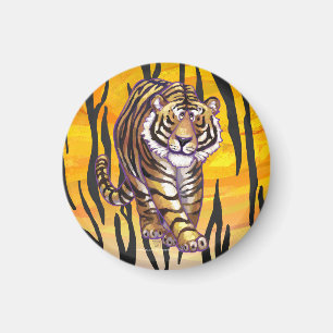 Wild Me Tiger Orange und Black Magnet