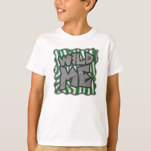 Wild Me Zebra Green und White T-Shirt