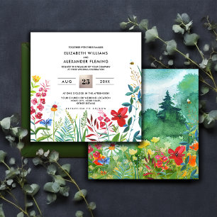 Wild Meadow   Einladungen für Hochzeiten im Sommer