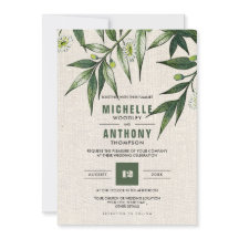 Wild Meadow | Grüne Botanische Burlap Wedding
